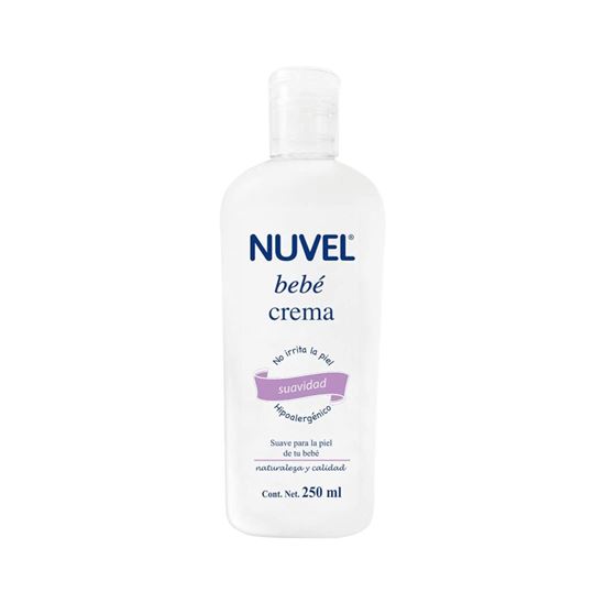 Imagen de Crema corporal humectante hipoalergénica para bebé Nuvel 250ml