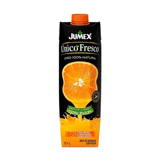 Imagen de Jugo de naranja sin pulpa Jumex Único Fresco 1L