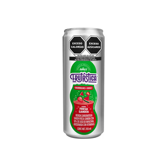 Imagen de Bebida carbonatada sabor fresa-sandía Jumex Frutástica 355ml
