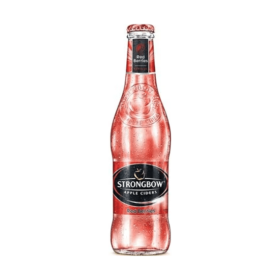Imagen de Bebida alcohólica sidra de manzana sabor moras y frambuesas Strongbow Red Berries 330ml