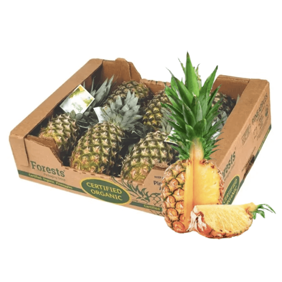 Imagen de Piña baby por caja (9 pzas de 800g aprox. c/u)