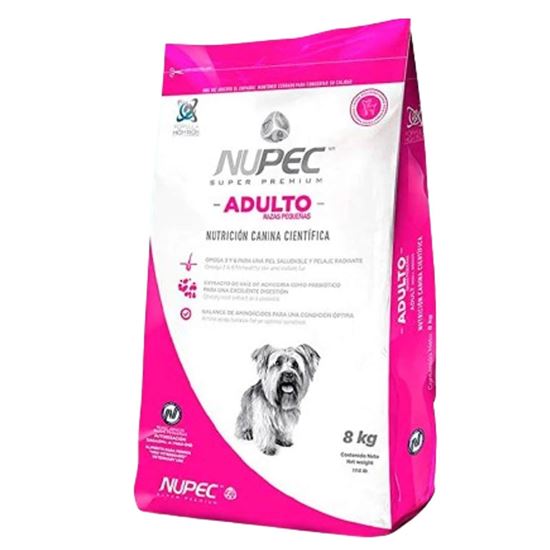 Imagen de Alimento para perro Nupec adulto razas pequeñas 8kg