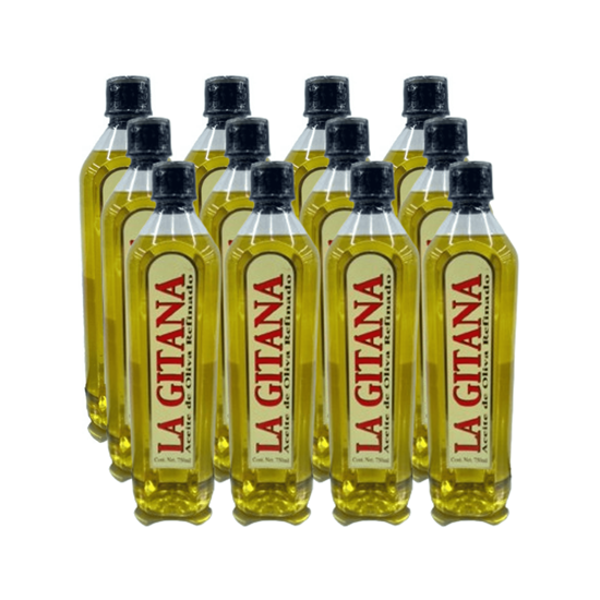 Imagen de Aceite de oliva virgen extra La Gitana caja con 12 pzas de 750ml c/u