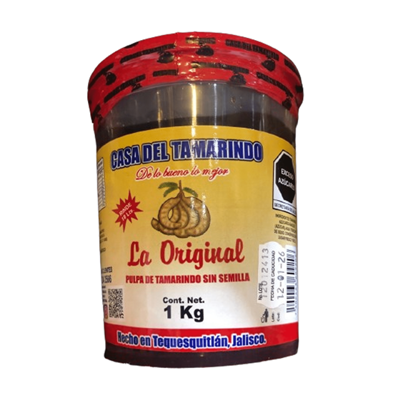 Imagen de Pulpa de tamarindo natural sin semilla Casa del Tamarindo 1kg
