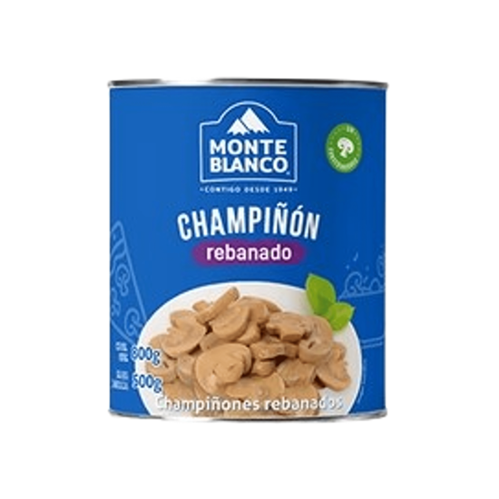 Imagen de Champiñones rebanados Monteblanco en lata 800g