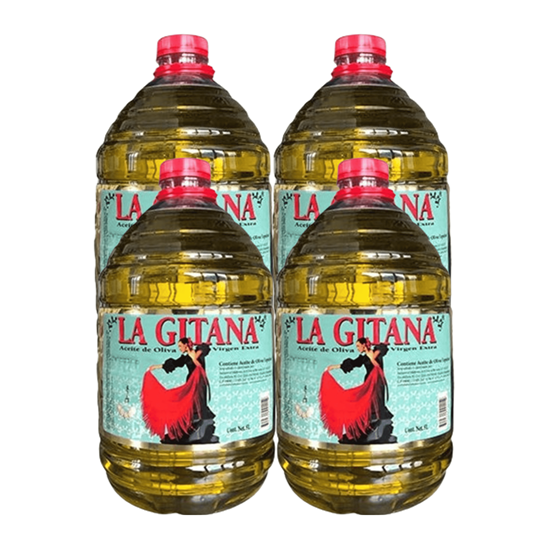Imagen de Aceite de oliva virgen extra La Gitana caja con 4 pzas de 5L c/u