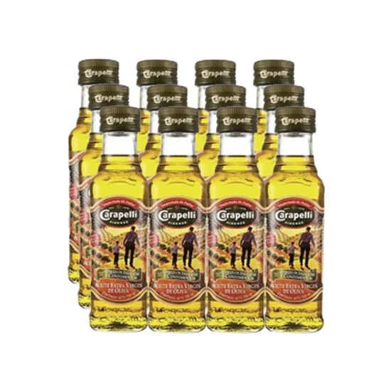 Imagen de Aceite de oliva extra virgen extracción en frío Carapelli caja con 12 pzas de 250ml c/u
