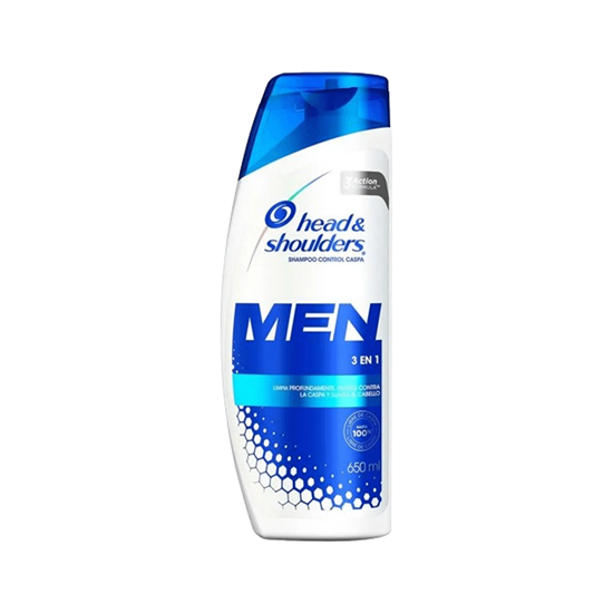 Imagen de Shampoo control caspa Head & Shoulders Men 3 en 1 650ml