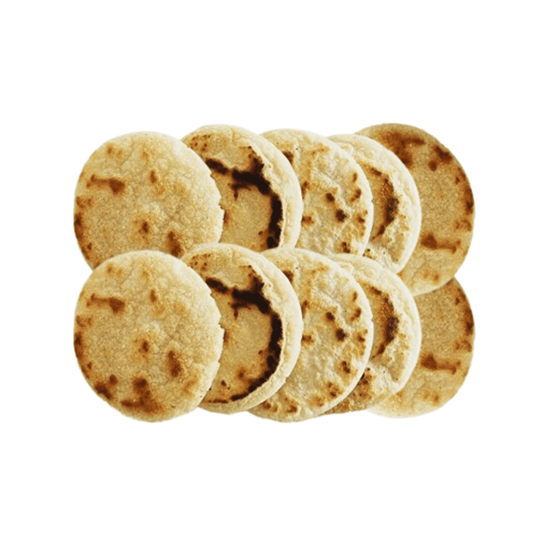 Imagen de Gorditas artesanales de maíz blanco rellenas de chicharrón 10 pzas