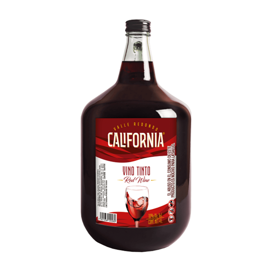 Imagen de Vino tinto Valle Redondo California garrafa 4L