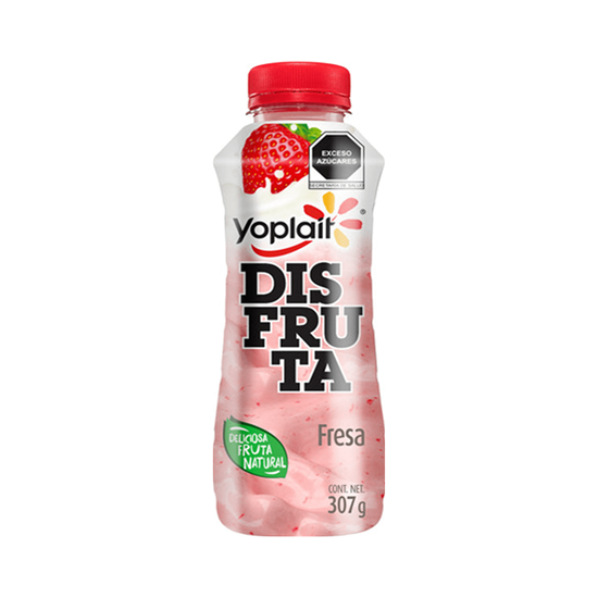 Imagen de Yoghurt bebible sabor fresa Yoplait disfruta 307g