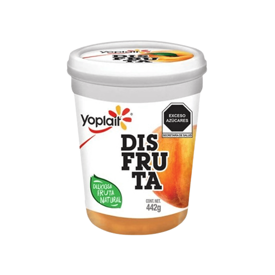 Imagen de Yoghurt cremoso con trozos de durazno Yoplait Disfruta 442g