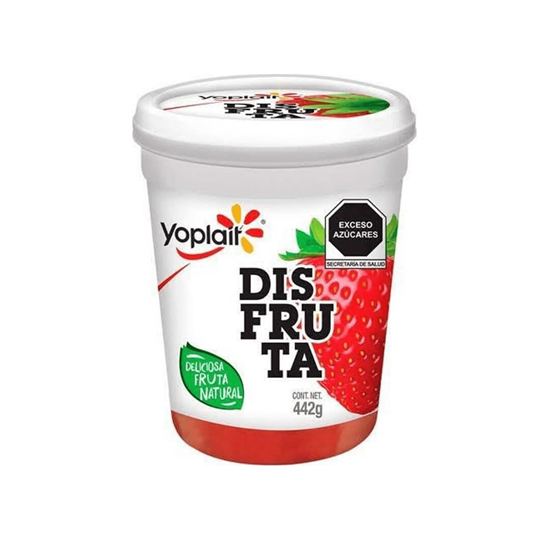 Imagen de Yoghurt cremoso con trozos de fresa Yoplait Disfruta 442g