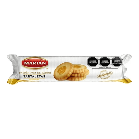 Imagen de Galletas con relleno sabor piña Marían Tartaletas 105g