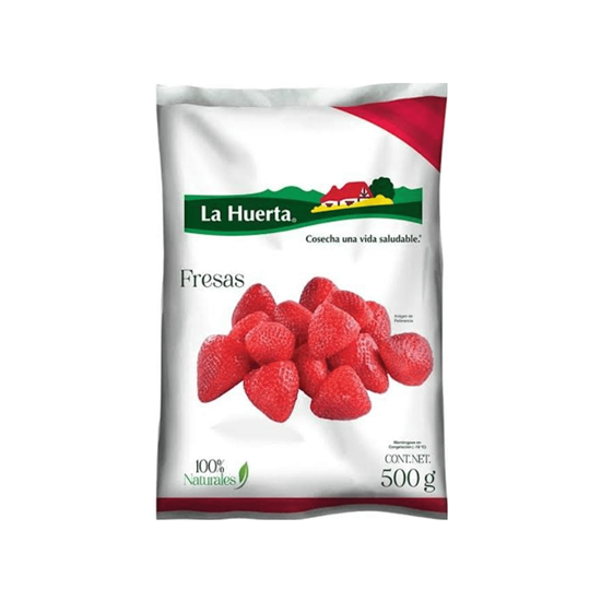 Imagen de Fresas enteras congeladas La Huerta 500g