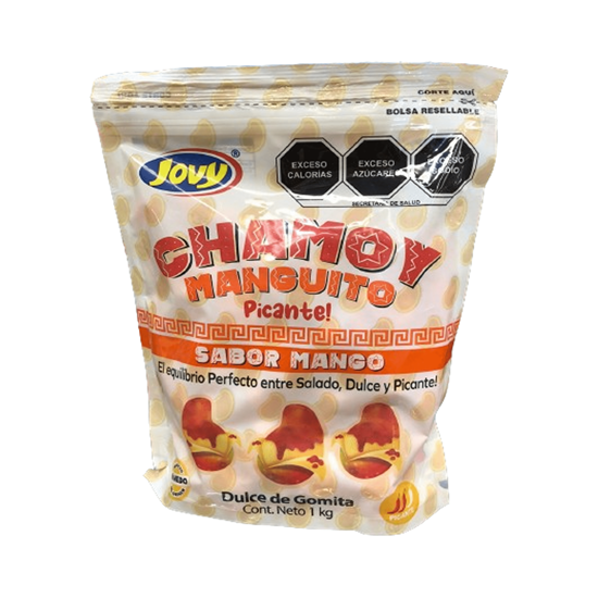 Imagen de Dulce de gomita sabor mango Jovy Chamoy Manguito Picante! 1kg