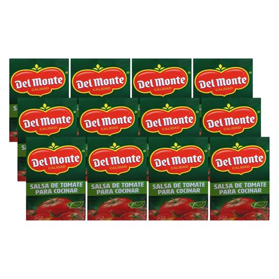 Imagen de Salsa de tomate para cocinar Del Monte caja con 12 pzas de 1L c/u