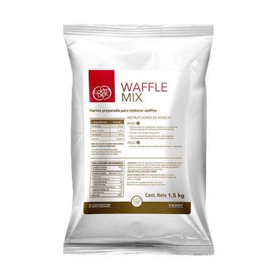 Imagen de Harina preparada para elaborar waffles Golden Dipt Waffle Mix 1.5kg