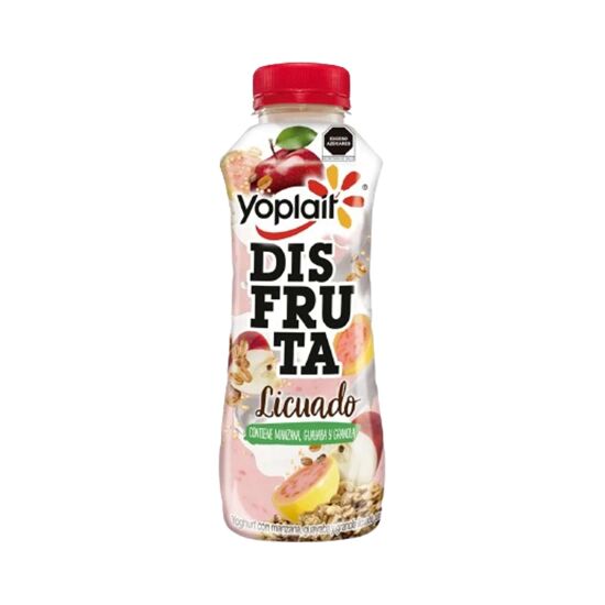 Imagen de Yoghurt bebible sabor manzanas, guayaba y granola Yoplait disfruta Licuado 307g