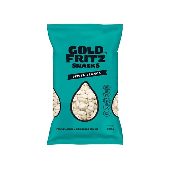 Imagen de Pepita blanca tostada con sal Gold Fritz Snacks 800g
