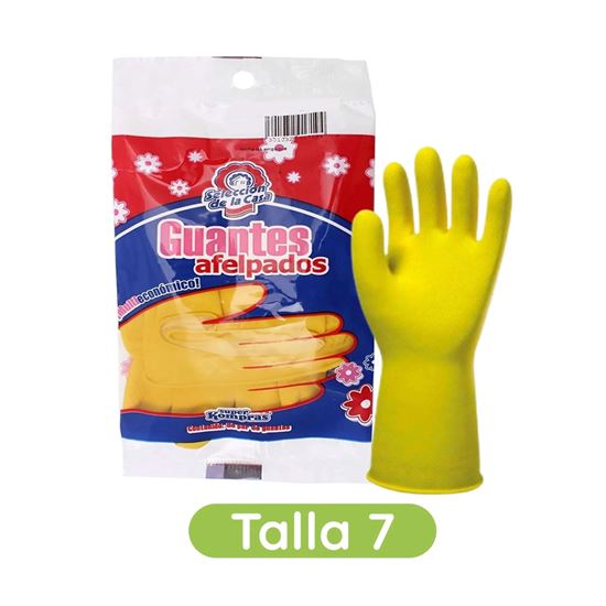 Imagen de Guantes afelpados color amarillo Selección de la Casa talla 7