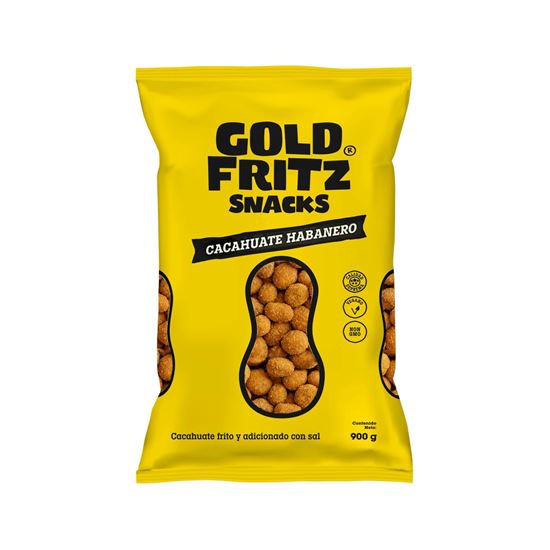 Imagen de Cacahuate habanero Gold Fritz Snacks 900g