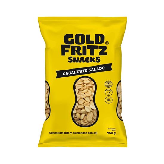 Imagen de Cacahuate salado Gold Fritz Snacks 950g