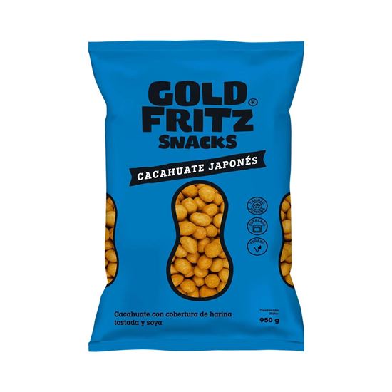 Imagen de Cacahuate japonés Gold Fritz Snacks 950g