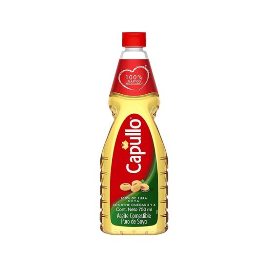 Imagen de Aceite comestible puro de soya Capullo 750ml