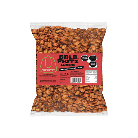 Imagen de Maíz sabor chile y limón Gold Fritz Snacks 500g