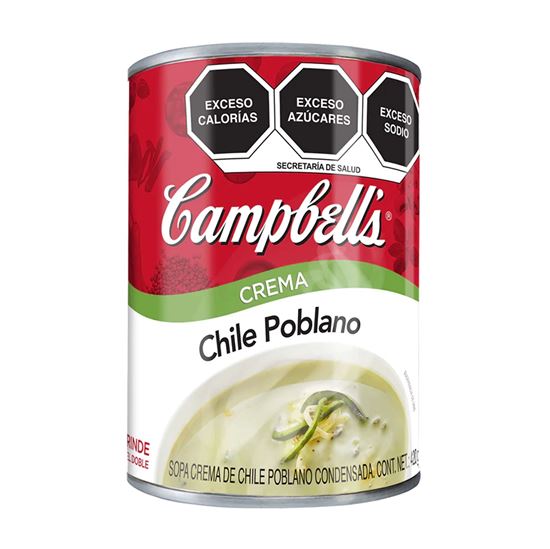 Imagen de Crema de chile poblano Campbell's en lata 420g