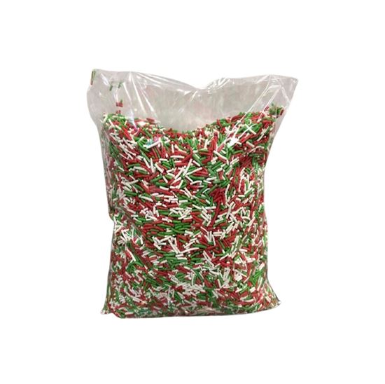 Imagen de Granillo tricolor decorativo para repostería bolsa de 500g