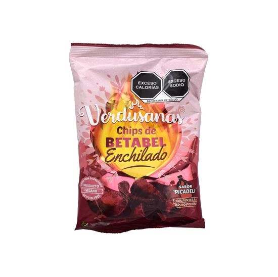 Imagen de Chips de verdura enchilada sin gluten Verdusanas betabel 40g