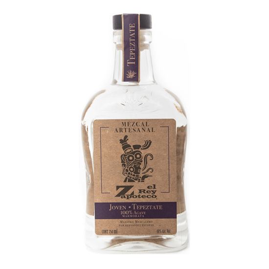 Imagen de Mezcal de agave silvestre tepeztate El Rey Zapoteco 750ml