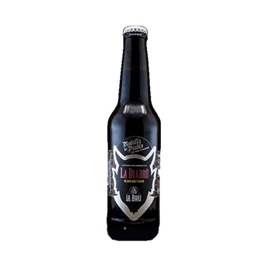Imagen de Cerveza artesanal mexicana Belgian Honey Porter La Diabrü por Rodilla del Diablo y La Brü 355ml