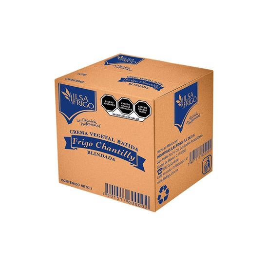 Imagen de Crema batida vegetal chantilly Ilsa Frigo 1kg