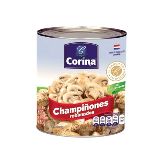 Imagen de Champiñones rebanados Corina en lata 800g