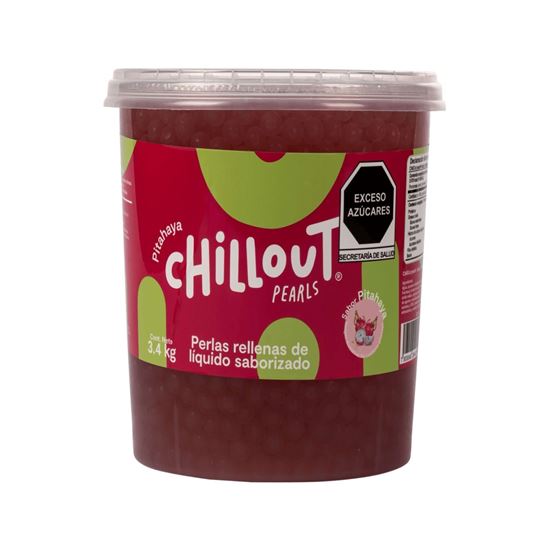 Imagen de Perlas rellenas de líquido saborizado sabor pitahaya Chillout Pearls 3.4kg