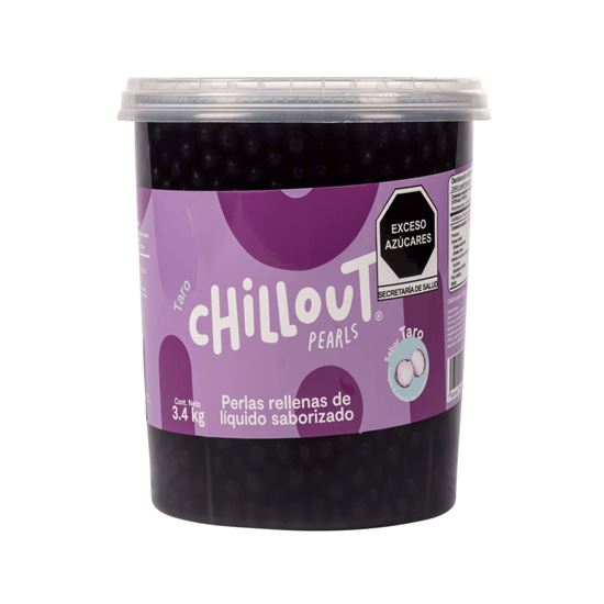 Imagen de Perlas rellenas de líquido saborizado sabor taro Chillout Pearls 3.4kg