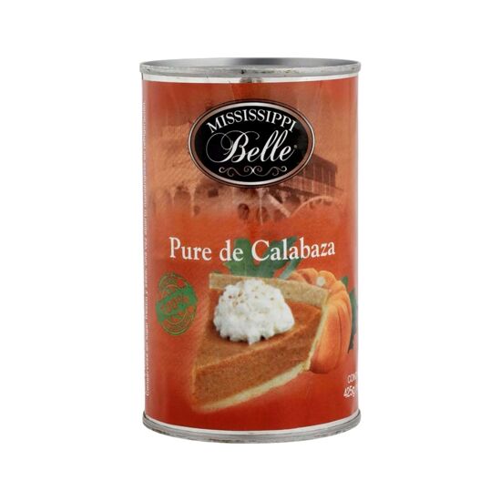 Imagen de Puré de calabaza 100% natural MISSISSIPPI Belle en lata 425g