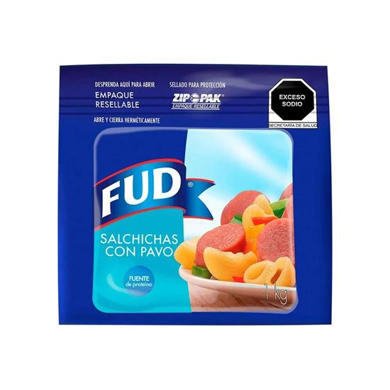 Imagen de Salchichas con pavo Fud 1kg
