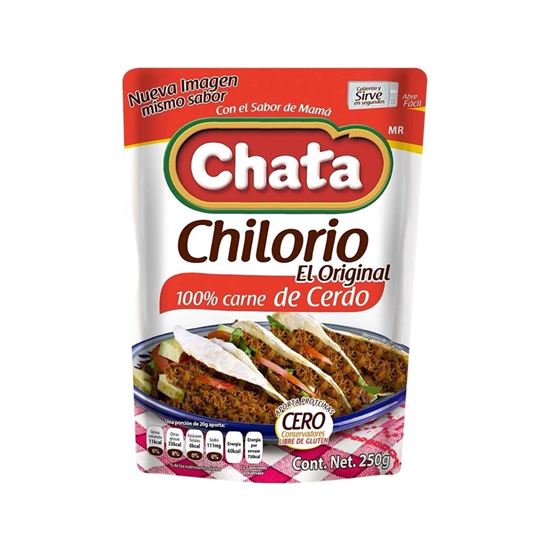 Imagen de Chilorio 100% carne de cerdo Chata 250g