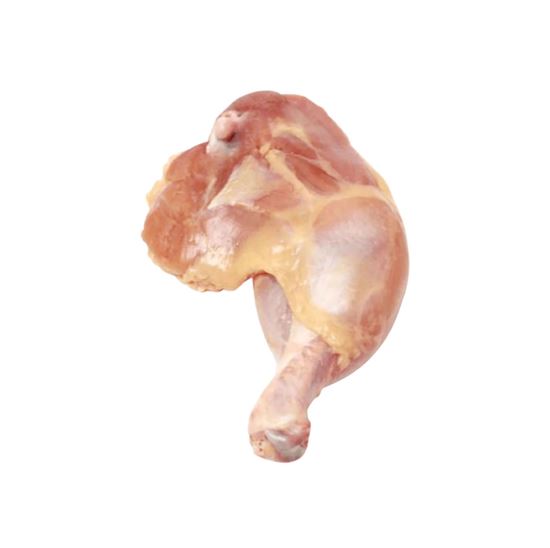 Imagen de Pierna con muslo de pollo corte americano sin piel