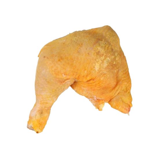 Imagen de Pierna con muslo de pollo corte americano con piel