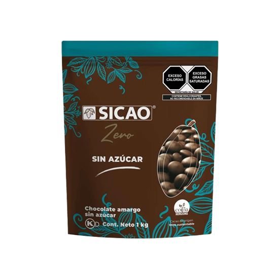 Imagen de Chocolate amargo sin azúcar Sicao Zero 1kg