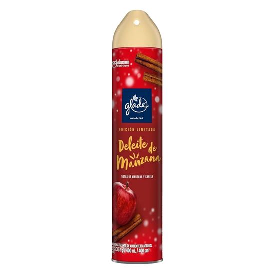 Imagen de Aromatizante de ambiente en aerosol Glade Deleite de Manzana 400ml (357g)