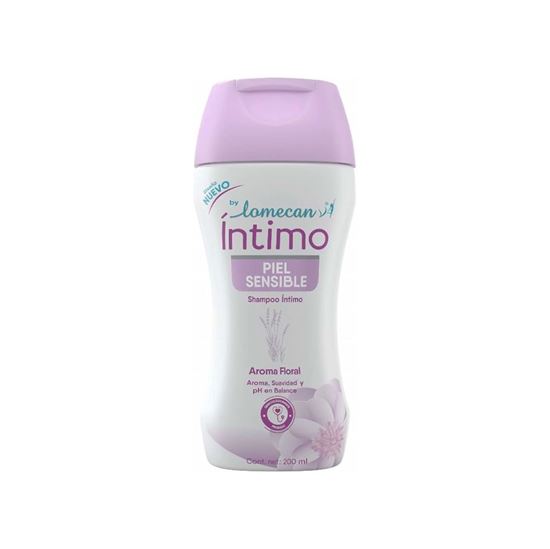 Imagen de Shampoo íntimo para piel sensible Lomecan aroma floral 200ml