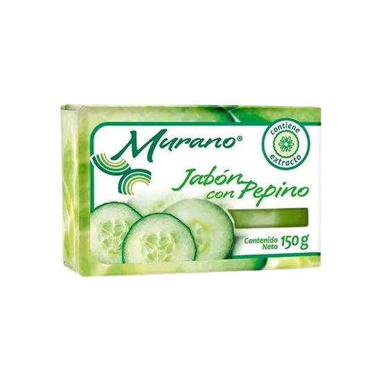 Imagen de Jabón de tocador natural con pepino Murano 150g