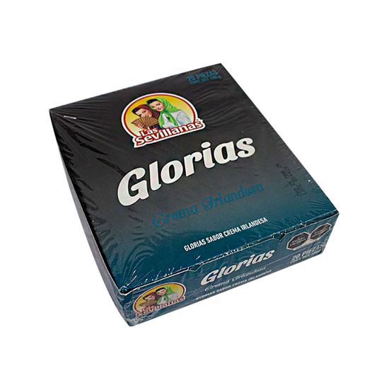 Imagen de Glorias sabor crema irlandesa Las Sevillanas caja con 20 pzas (400g)