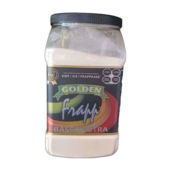 Imagen de Base láctea en polvo para elaborar bebidas base neutra Golden Frapp 2kg